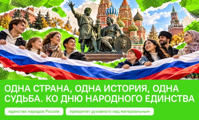 Одна страна, одна история, одна судьба. Ко Дню народного единства