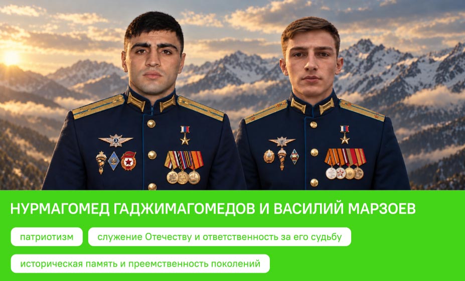 Нурмагомед Гаджимагомедов и Василий Марзоев