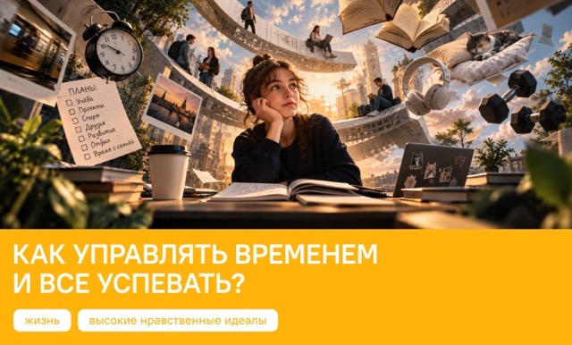Как управлять временем и все успевать?